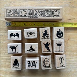 Stampin' Up! Vintage Halloween and Fall Rubber Stamp Set